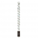 Set 14 palline di Natale infrangibili Bianco iridescente 3cm