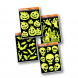 Decorazioni adesive di Halloween fluorescenti per vetro