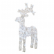 Renna in acrilico con LED bianco freddo