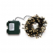 Catena 300 led bianco caldo a batteria con timer