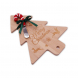 Tagliere albero di Natale in legno