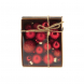 mini box palline rosse lucide e glitter