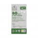 Catena luminosa a batteria 80 Micro Led 