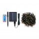 Catena 300 led bianco caldo con pannello solare