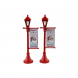 Lemax Set 2 lampioni North Pole Lammpost