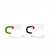 Set 2 tazzine da caffè in vetro borosilicato con soggetto WD Lifestyle