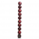 Set 10 palline di Natale 6cm Sangue d'oca