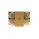 Palline di Natale in vetro mix Beige 6pz 8cm