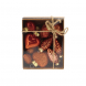 Mini box palline di Natale forme assortite Terracotta glitter INGE-Forme