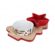 Set servizio tavola albero e stella 3pz