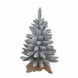 Pinetto innevato con base juta