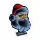 Decorazione luminosa “Babbo Natale” LED effetto Infinity