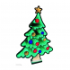 Albero luminoso effetto Infinity H60 cm