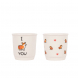 Set 2 tazzine con immagine