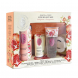 Set Melograno Bagnoschiuma, Crema Corpo, Gel Doccia, Sapone e Spugna La Florentina