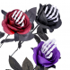 Rosa Halloween con mano scheletro