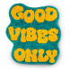 Tappeto Good Vibes Only stile pop