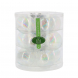 Set 12 Palline di Natale di vetro Set 8 cm Trasparente iridescente Inge