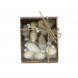 Mini box formine assortite Panna e Marrone glitter Inge