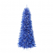 Albero di Natale azzurro Sky slim 210 cm 