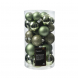 Set 30 palline di Natale 4/5/6cm-Verde chiaro - palline