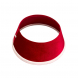 Copribase rosso con pelliccia Ø68 cm per albero di Natale