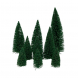 Set 9 alberi Villaggio di Natale
