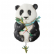 Orologio Panda da parete con pendolo
