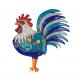 Orologio Gallo da parete con pendolo