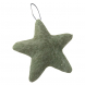 Decorazione appendibile Stella in feltro 18cm