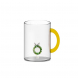 Tazza in vetro borosilicato con soggetto NATALE WD Lifestyle