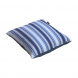 Cuscino Pillow 45x45cm strisce blu/azzurro