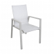 Sedia con braccioli Vision alluminio