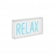 Insegna neon LED RELAX in box acrilico