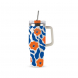 Mug americana termica XXL in acciaio inox – 1,2 Litri con cannuccia