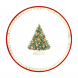 Piatti piani Christmas Teddy - 8 pezzi, 27 cm