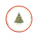 Piatti Dessert Christmas Teddy - 8 pezzi, 21 cm