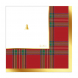 Tovaglioli 3 veli Modern Scottish - 16 pezzi, 33 x 33 cm