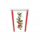 Bicchieri Stripes and Christmas - 8 pezzi, 250 cc