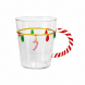 Tazza natalizia con manico in vetro borosilicato 425 ml