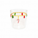 Bicchiere natalizio in vetro borosilicato 250 ml 