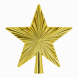 Puntale a stella in plastica 20 cm-Oro INGE