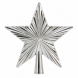 Puntale a stella in plastica 20 cm-Argento INGE