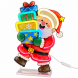 Babbo Natale con doni luminoso LED 20,8 x H 29,7 cm