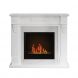 Camino a bioetanolo da terra Truman Bianco effetto marmo Divina Fire