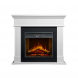 Camino elettrico Cambridge legno bianco Divina Fire 95h