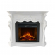 Camino elettrico Parigi legno bianco Divina Fire