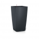 Vaso alto cubico color ardesia lechuza