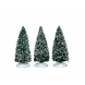 Set ginepri innevati Lemax piccoli