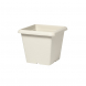 Vaso quadrato Terrae 35 bianco pietra